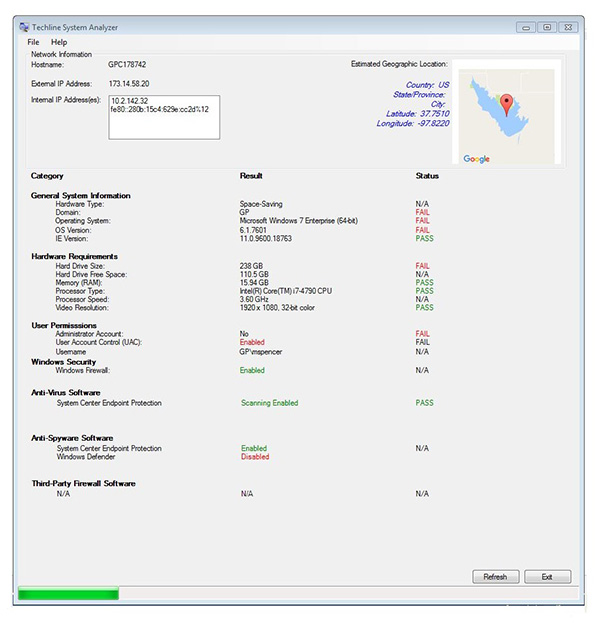 PC Analyzer Tool Easily Checks Techline PC Specs