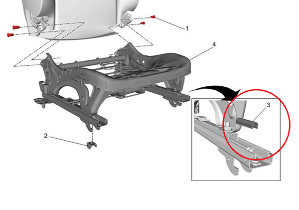 Transfer Components during New Seat Frame Installation