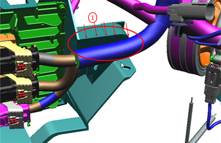 Wiring Harness Routing and Engine Performance Conditions